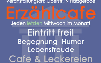 Erzählcafé Ferien im Harz – Lesung mit Bettina Fügemann