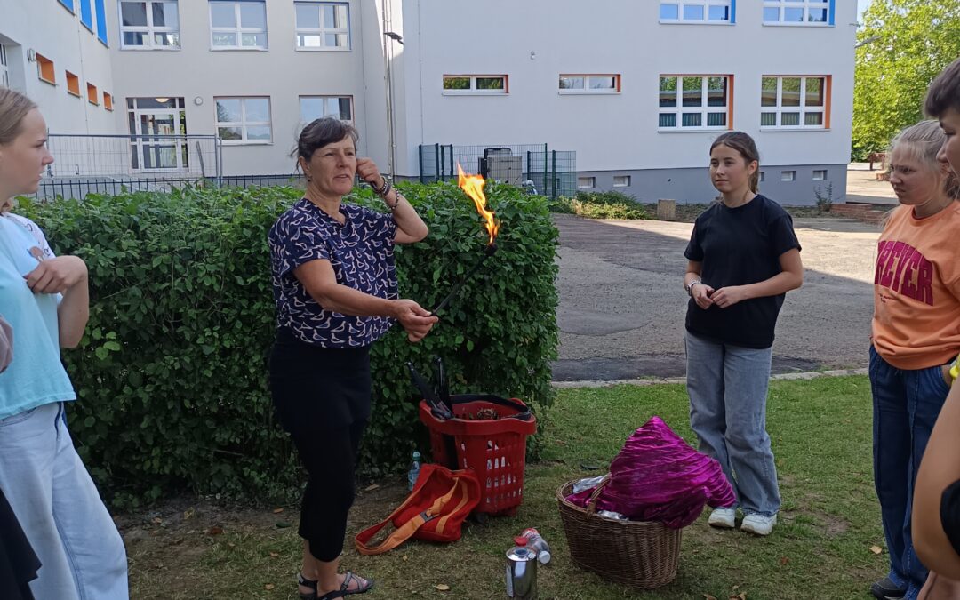 Feuertheaterprojekt an der Gemeinschaftschule