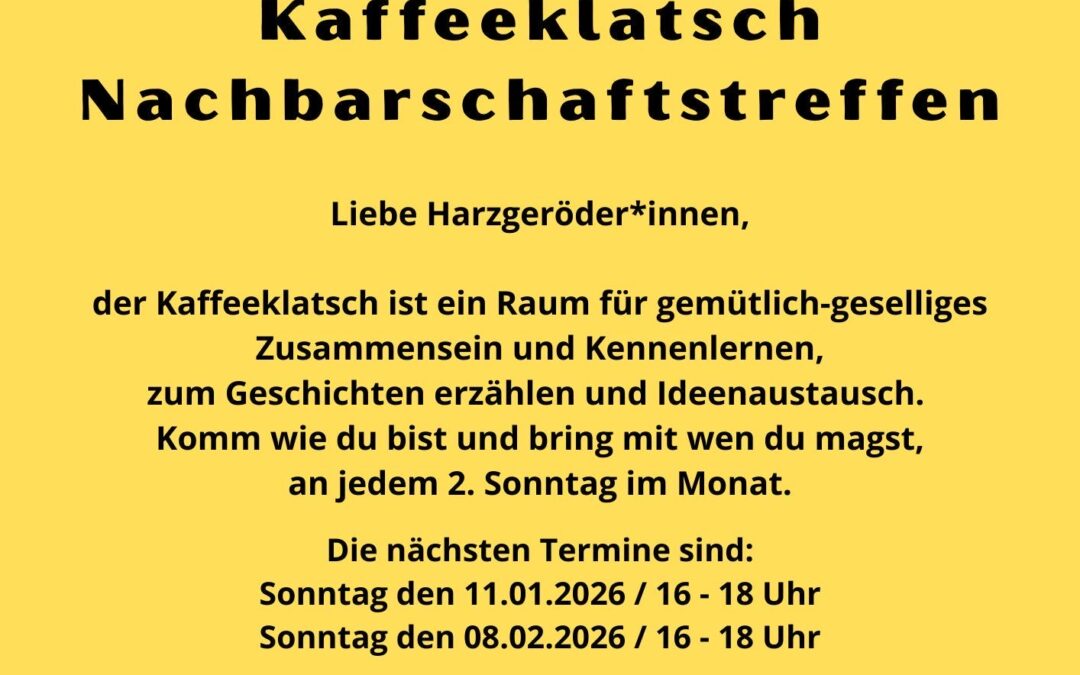 Nachbarschaftstreffen