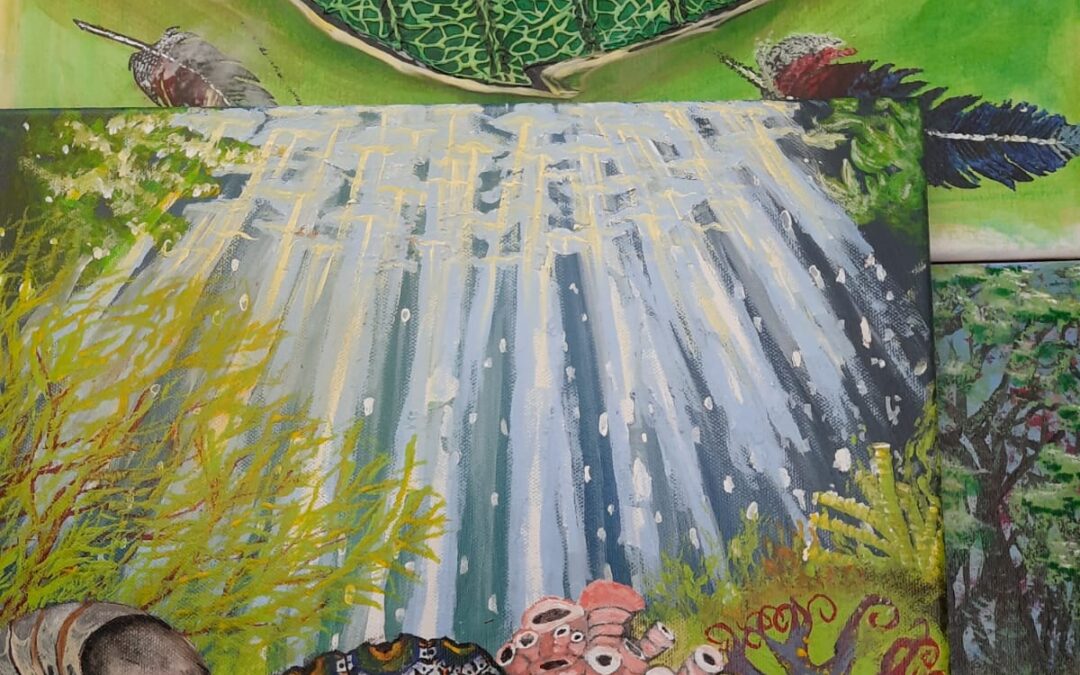 Geheimnisvolles Geflecht – Ausstellung in der Kulturschule Schielo