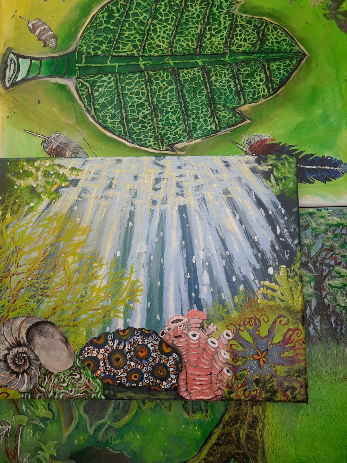 Geheimnisvolles Geflecht – Ausstellung in der Kulturschule Schielo