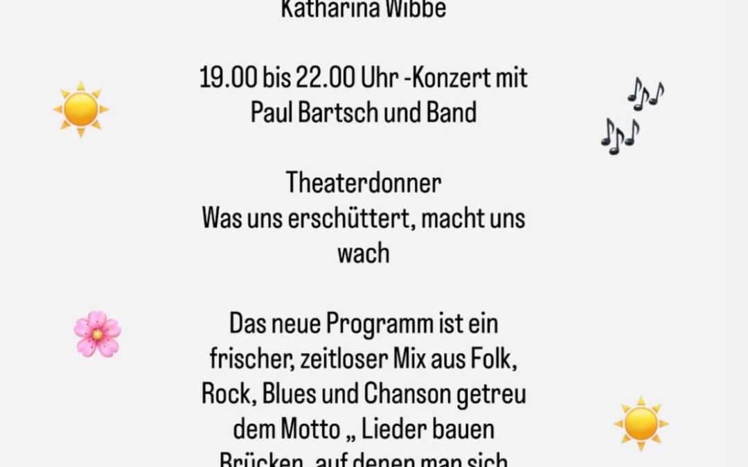 Sommerfest im BMK Harzgerode mit Lesung „Heiteres zur Sommerzeit“ und Band
