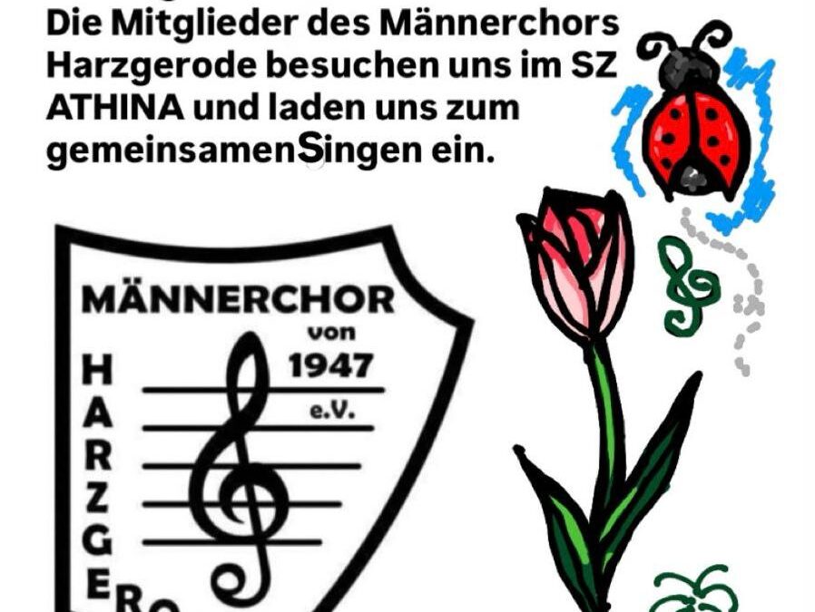 Der Männerchor zu Gast im Erzählcafé