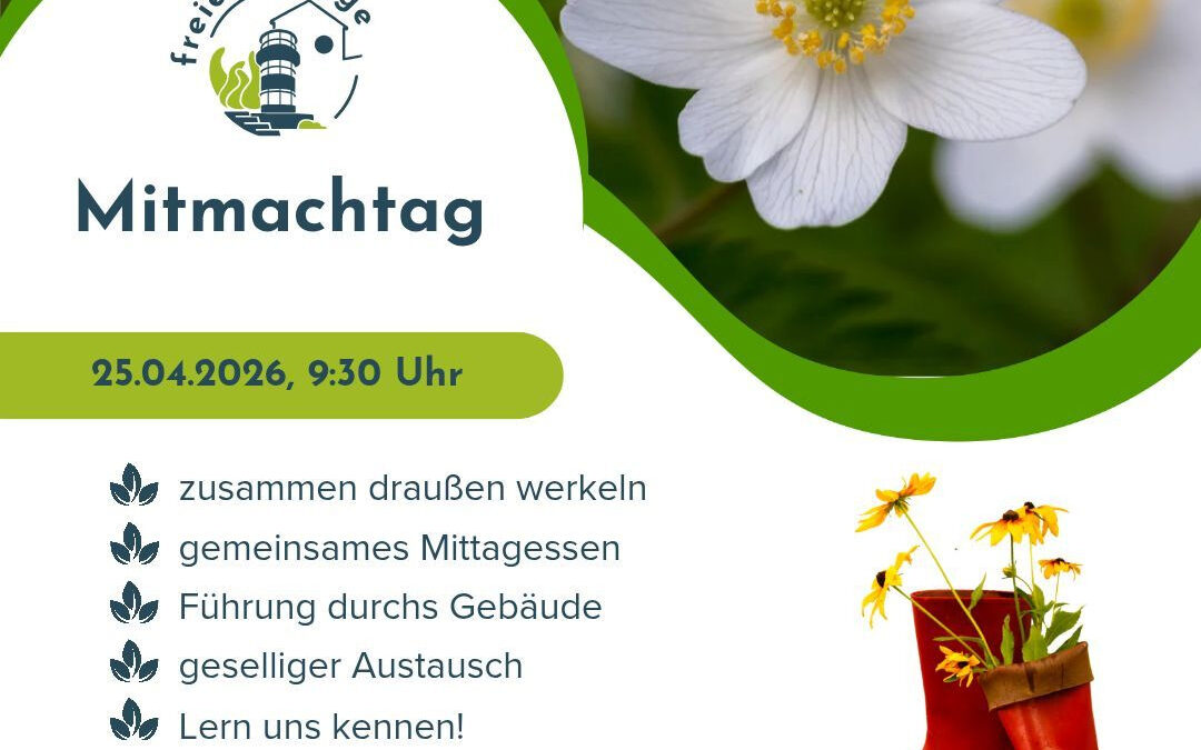 Mitmachtag in der Freien Feldlage am 25.04.26 ab 9.30 Uhr