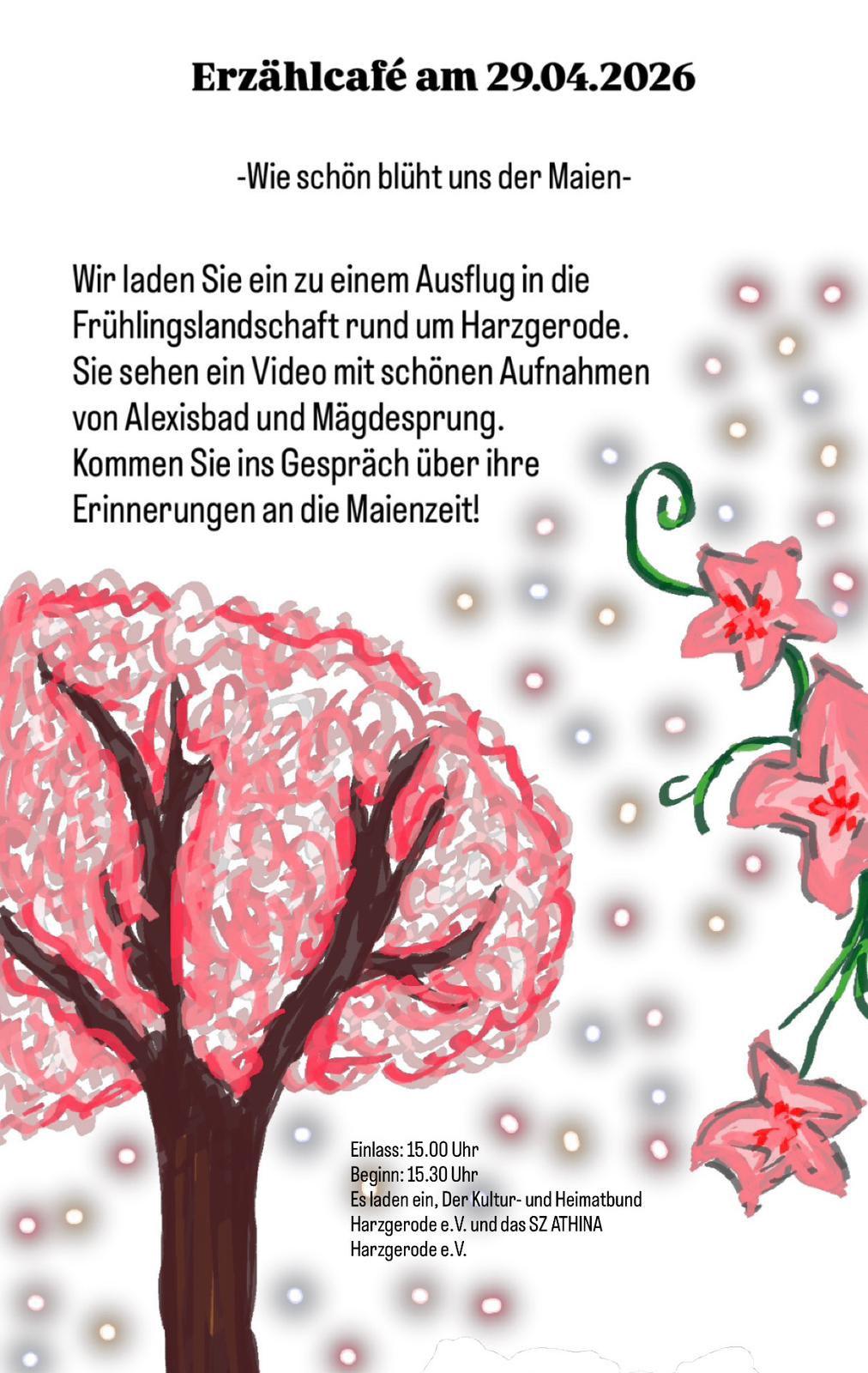 Erzählcafé am 29.04.26 – Wie schön blüht uns der Maien