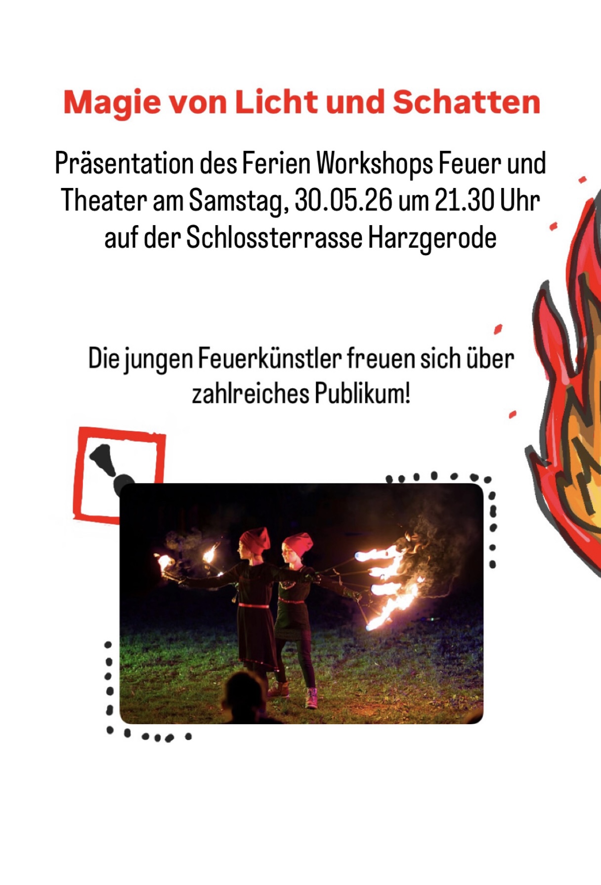 Magie von Licht und Schatten-Präsentation des Ferienworkshops