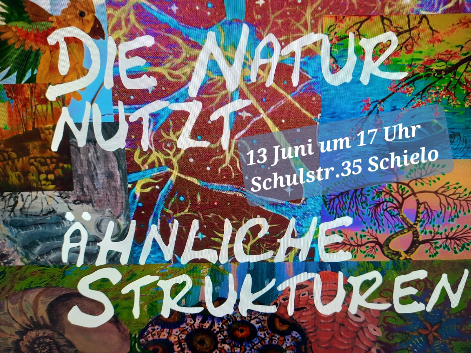 Ausstellungseröffnung „Geheimnisvolles Geflecht“ in der Kulturschule Schielo